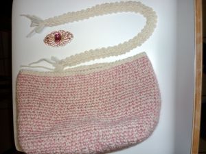 The final bits - Adelina's crochet bag